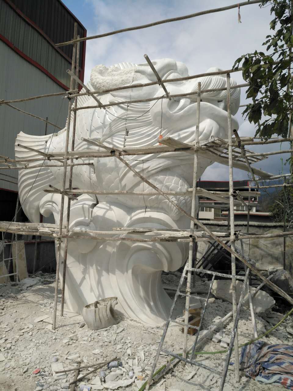 漢白玉石雕