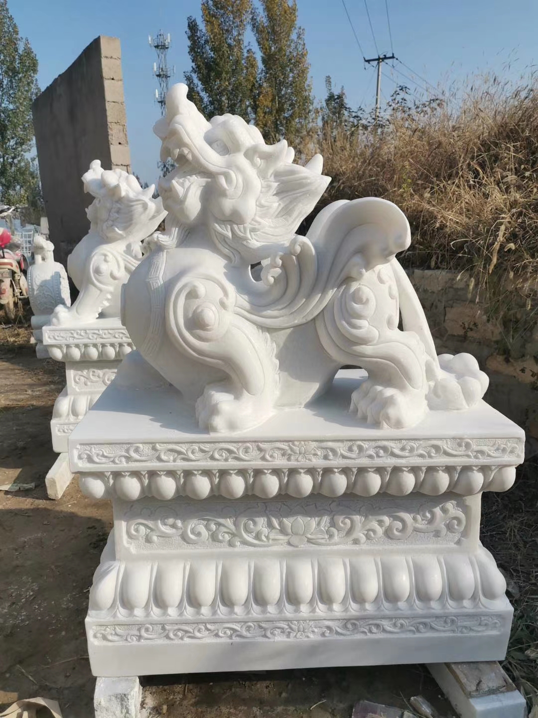 漢白玉麒麟