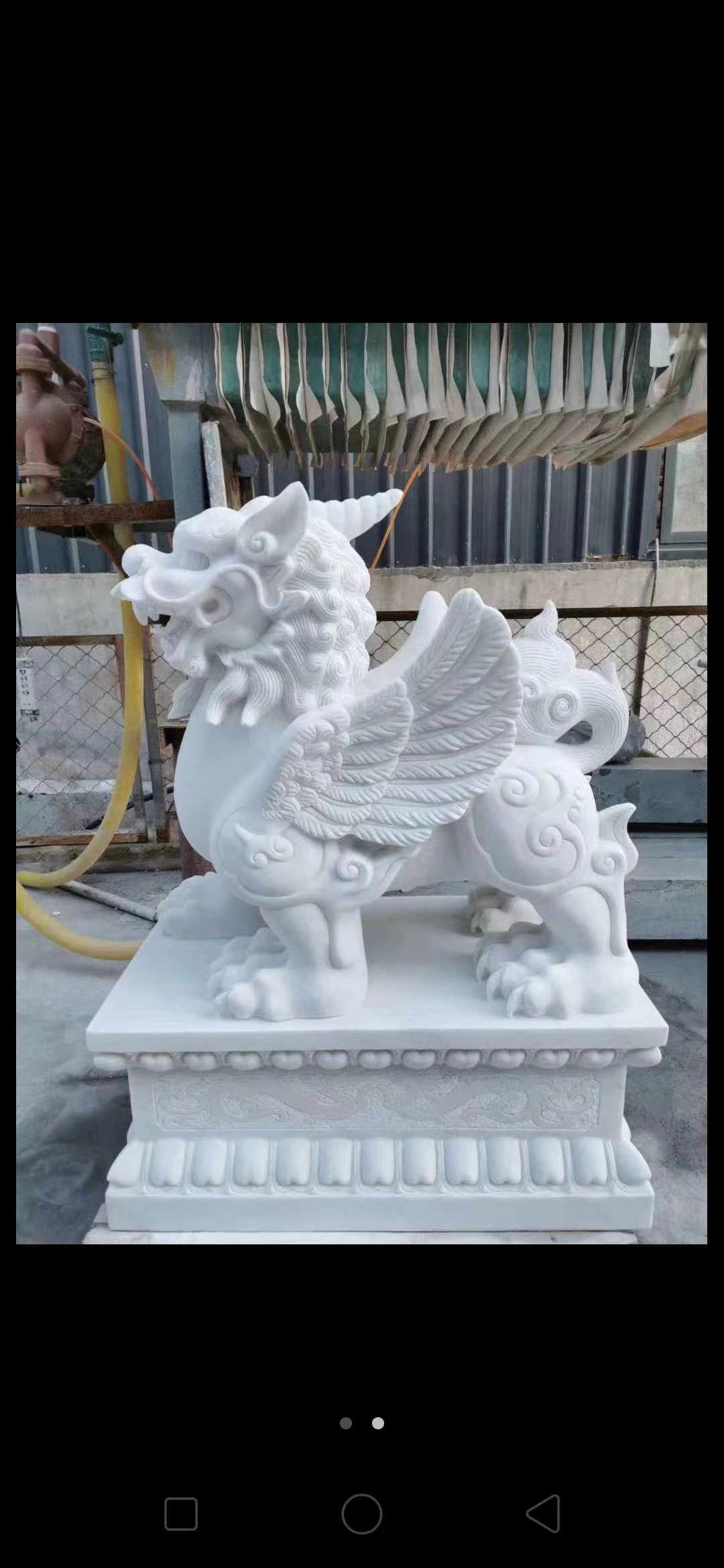 漢白玉麒麟